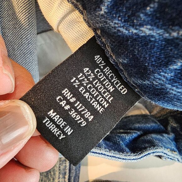 Rails The Sunset Jeans Sz 27 High Rise Ankle Flare Slim Fit Medium Wash Denim - Picture 8 of 13